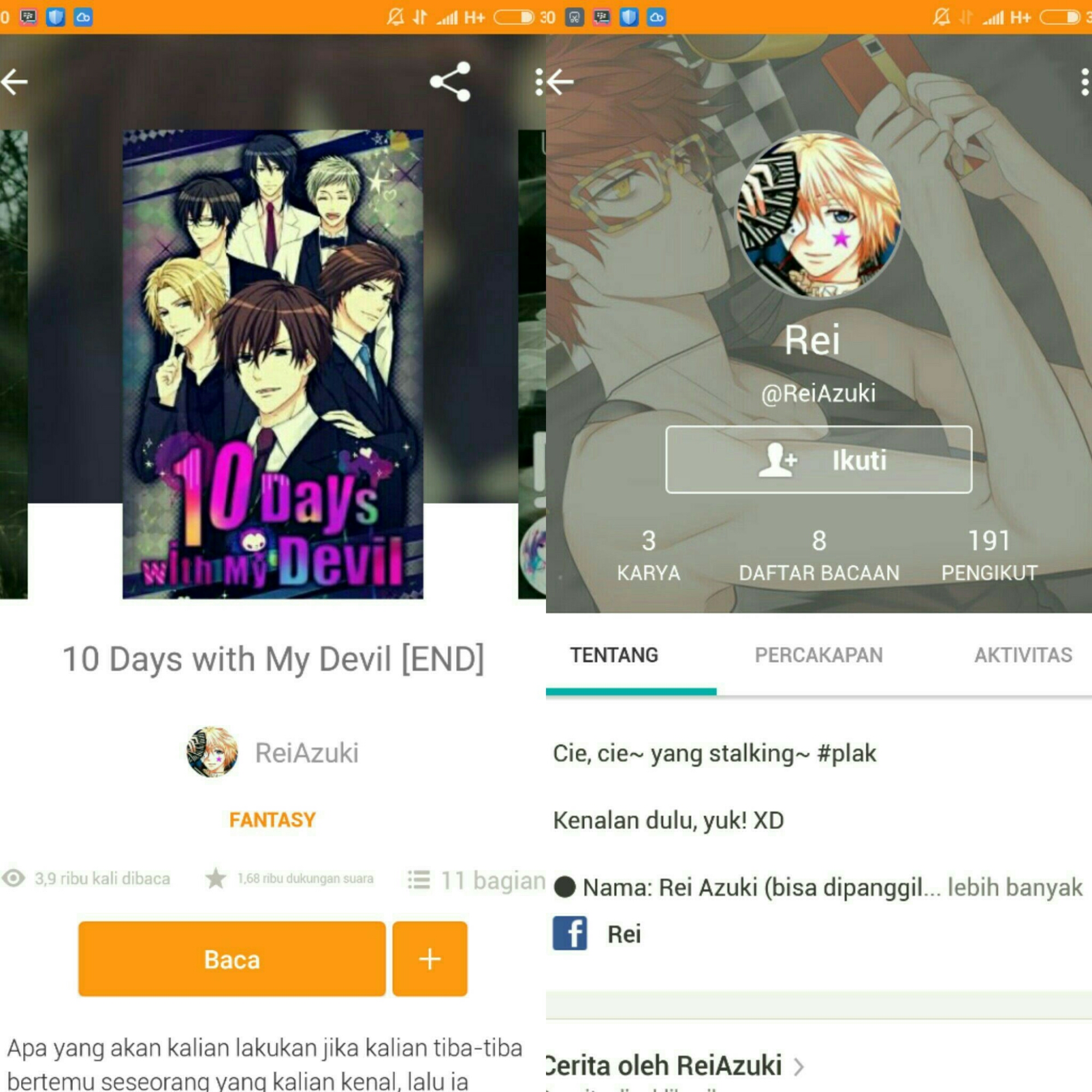 (Wattpad Review) 10 Days With My Devil by Rei Azuki 
